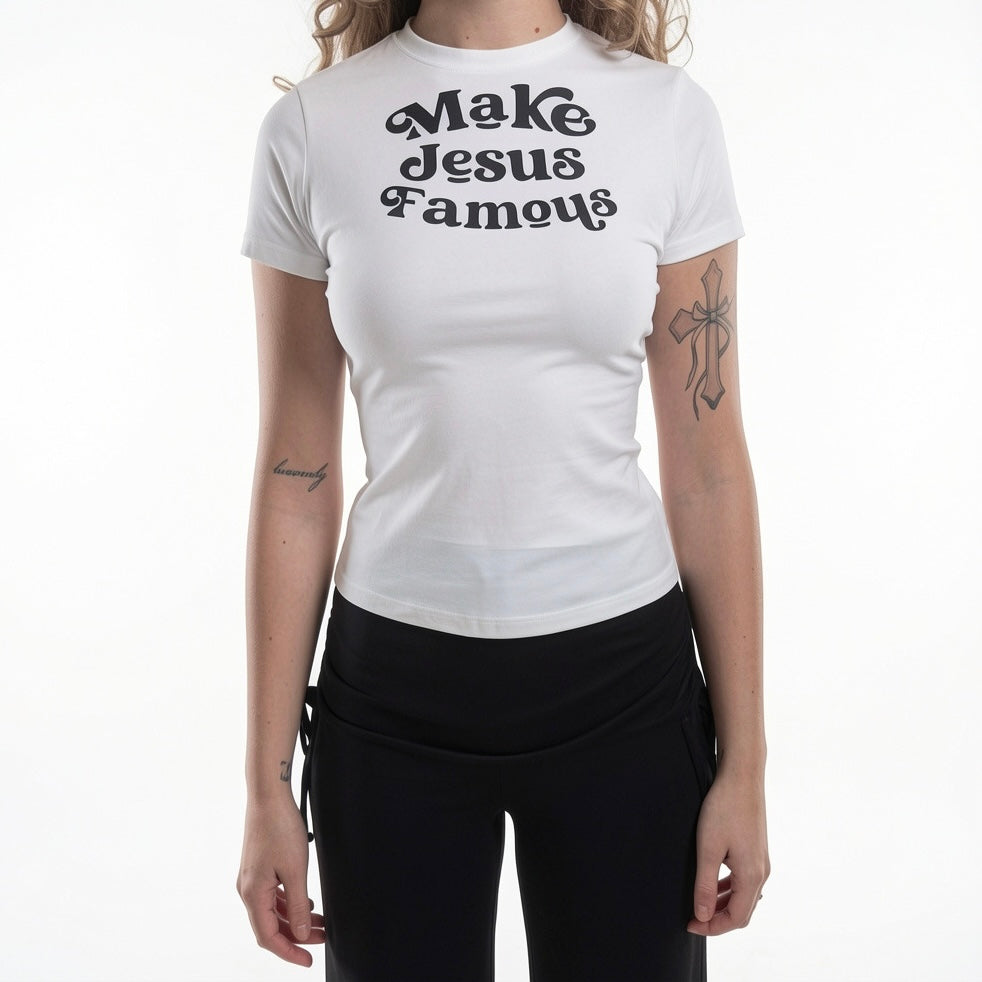 Make Jesus Famous Baby Tee