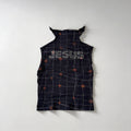 Jesus Rhinestones Crop Top