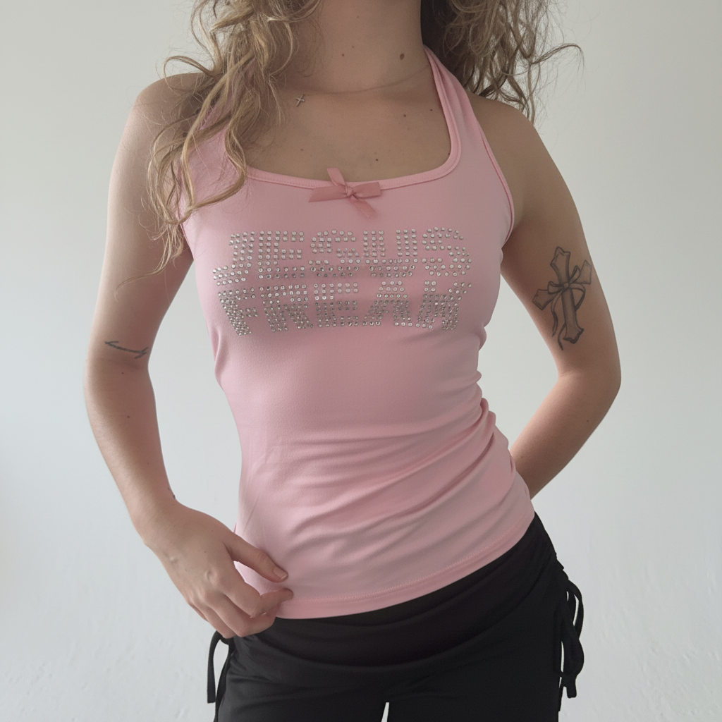 Jesus Freak Rhinestones Top