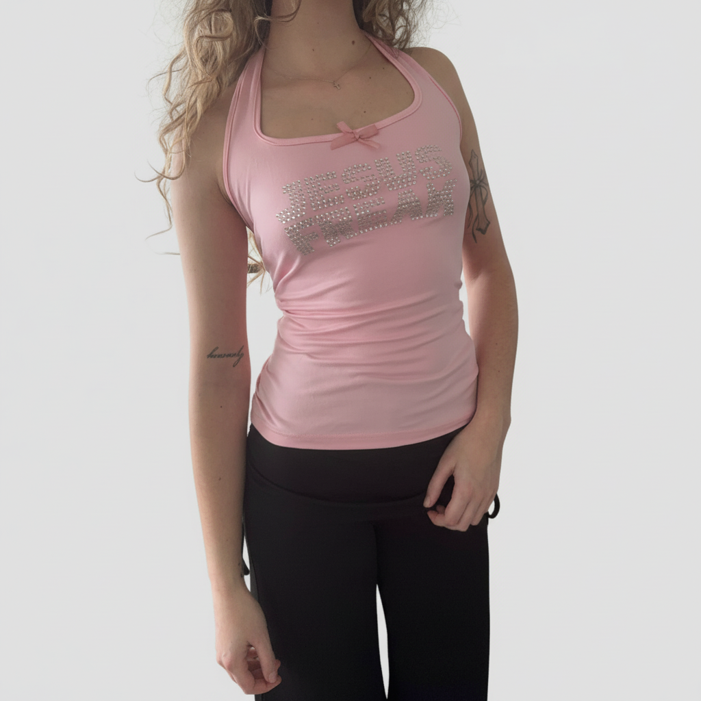 Jesus Freak Rhinestones Top