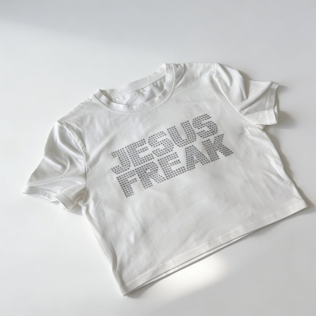 Jesus Freak Rhinestones Baby Tee