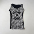 Jesus is Lord Lace Print Top