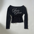 Jesus Saves Lace Top