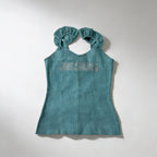 RT008 — Jesus Rhinestone Top